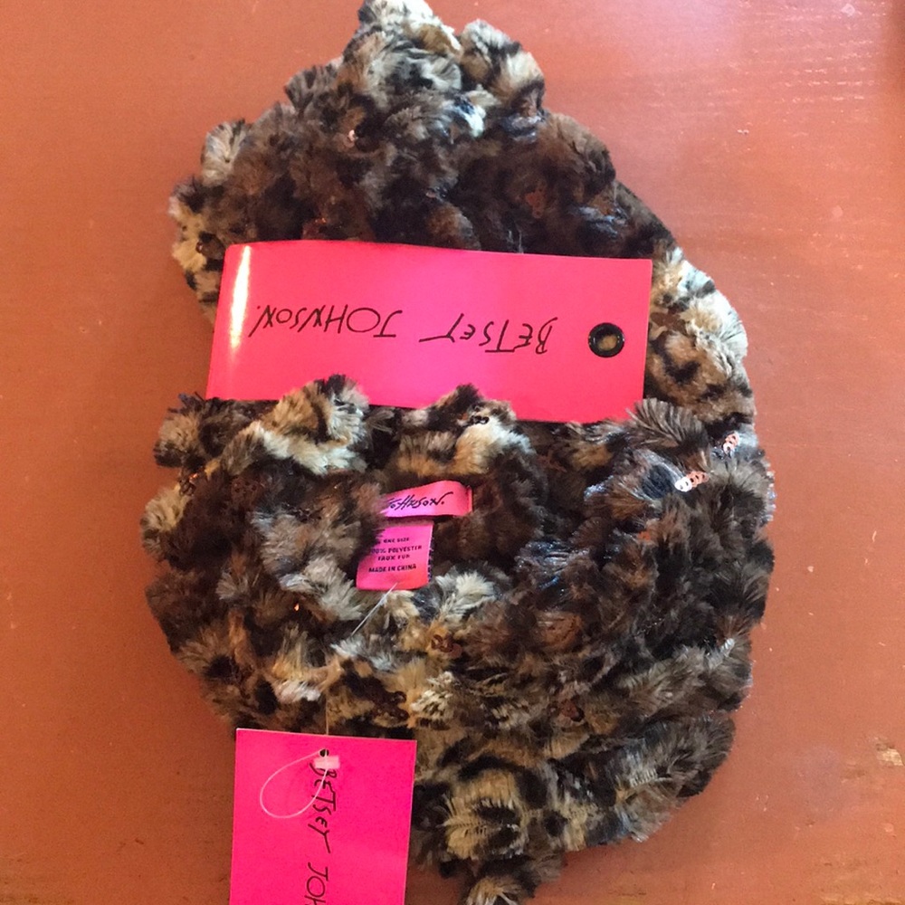 Betsey Johnson infinity scarf